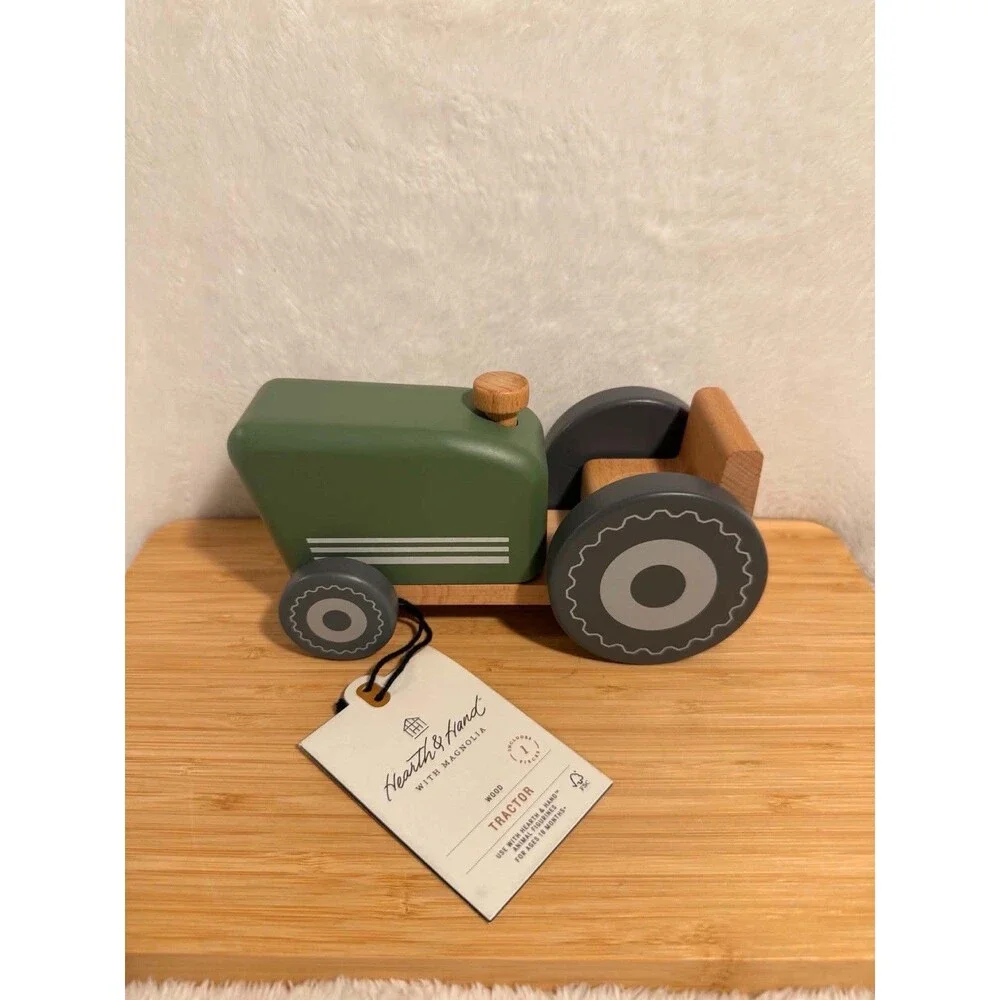 Hearth & Hand Magnolia Toy Farm Tractor New Kids Pretend Play Farm Toy